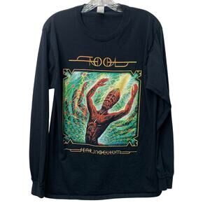 Vintage TOOL Fear Inoculum 2020 Tour Long Sleeve Cotton Fruit of the Loom Shirt